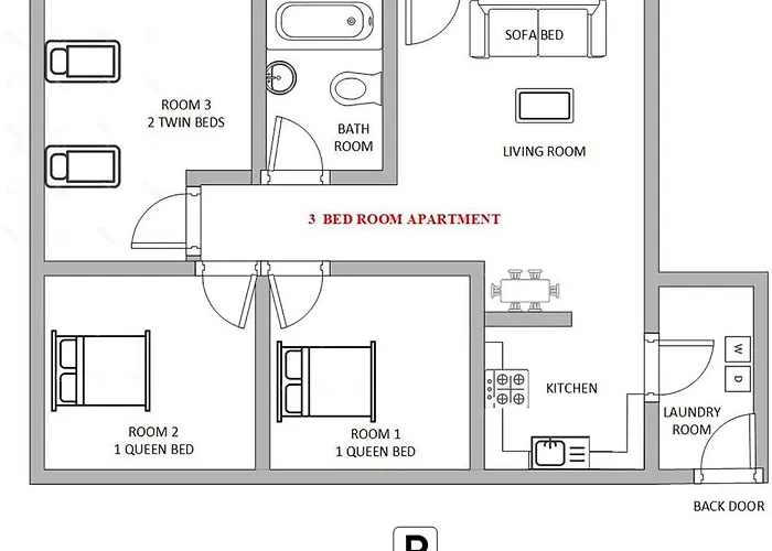 Style - 1 & 3 Bedroom With Full Kitchen Inn