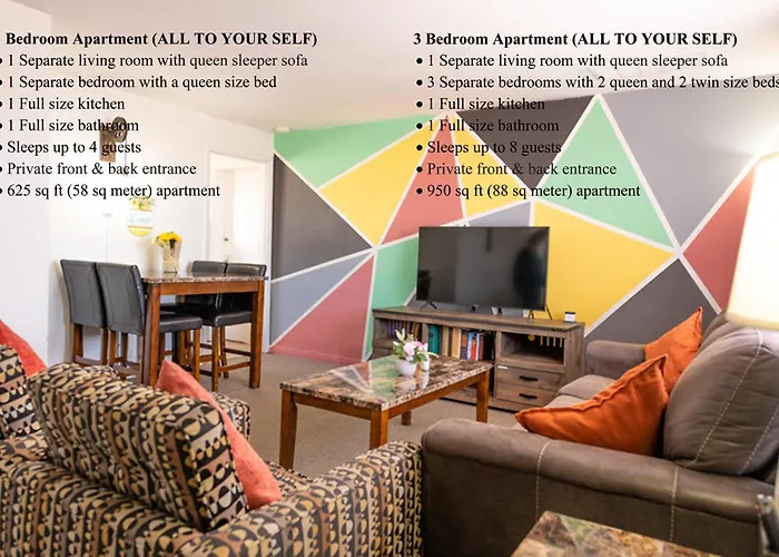 Inn Style - 1 & 3 Bedroom With Full Kitchen Page