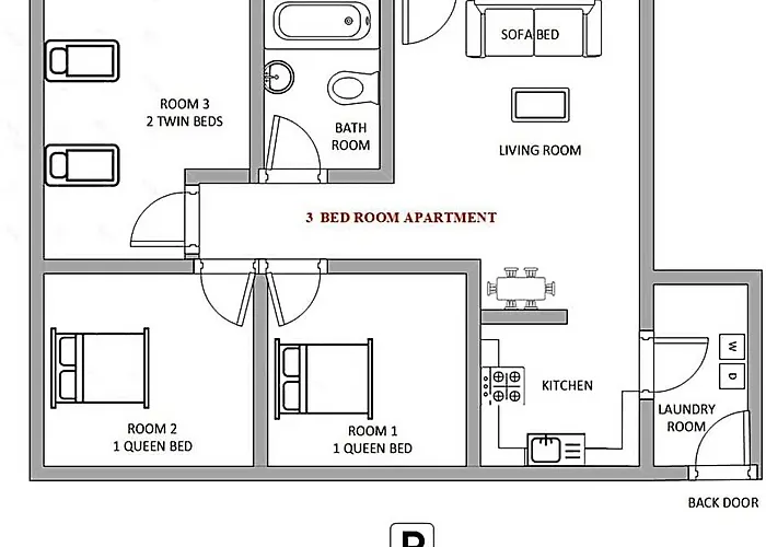 Style - 1 & 3 Bedroom With Full Kitchen Inn Page